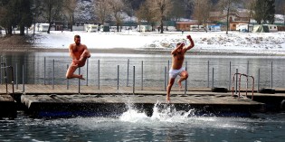 Il Tuffo della Merla nel Lago di Ledro