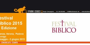 Vicenza: FESTIVAL BIBLICO, UNA MANIFESTAZIONE A IMPATTO SOCIALE CHE SI METTE ALLA PROVA Vicenza: FESTIVAL BIBLICO, UNA MANIFESTAZIONE A IMPATTO SOCIALE CHE SI METTE ALLA PROVA