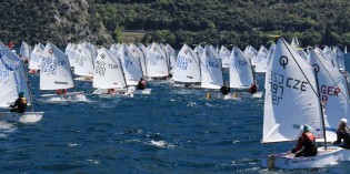 Riva del garda:  trentatreesima edizione del Meeting del Garda Optimist