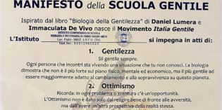 La gentilezza: un contagio che parte dalla Scuola