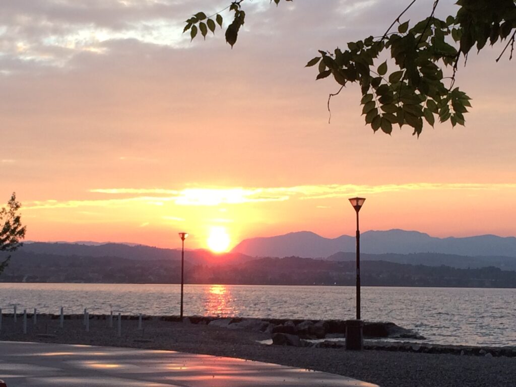 tramonto Lago di Garda