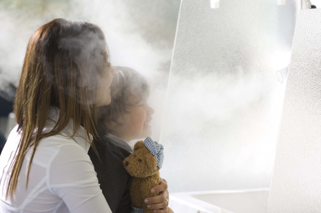 Terme di Sirmione_Inalazione bimba e mamma