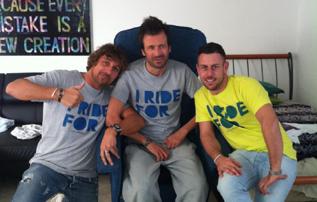 Fulvio Cimarolli seduto con Averoldi alla sua dx