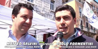 Matteo Salvini intervista Paolo Formentini