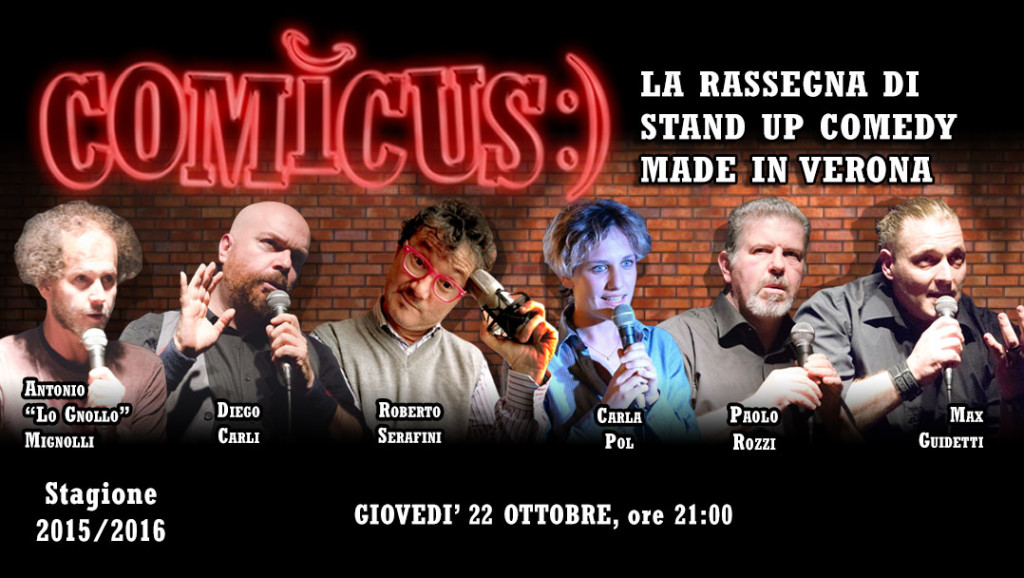 COMICUS seconda serata 2015-16 - comici