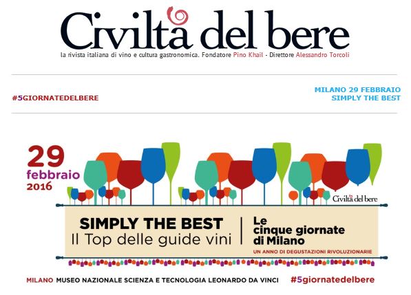 Civiltà del Bere - Evento Milano 29 Feb 2016 - 1