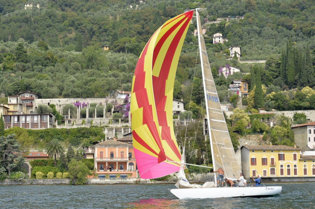 SPORT VELA CIRCOLO VELA GARGNANO  2016 CENTOMIGLIA CLASSICA    NELLA FOTO  ITA 35 BLU FALCON   10-07-2016  RENZO DOMINI