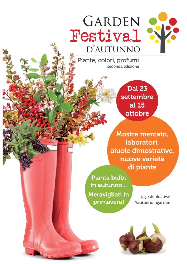 Locandina garden festival d'autunno 2017