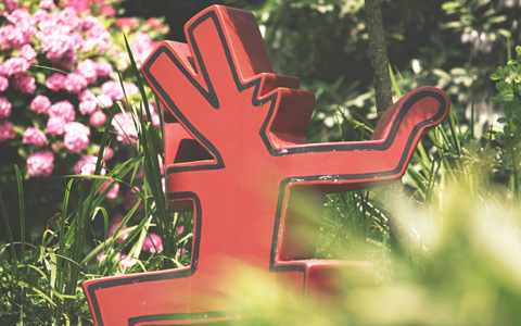 Keith Haring a Heller Garden di Gardone Riviera