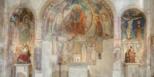 SAN PIETRO IN MAVINO: restauro degli affreschi in corso