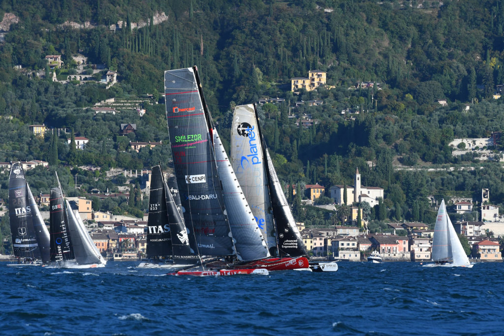 SPORT BOGLIACO 100 MIGLIA 2018 NELLA FOTO MOMENTI DELLA REGATA PARTENZA SICUR PLANET RED 08/09/2018 REPORTER FAVRETTO