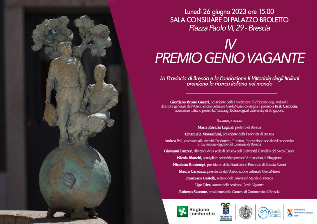 Invito 26 GIUGNO 2023 - premio genio vagante