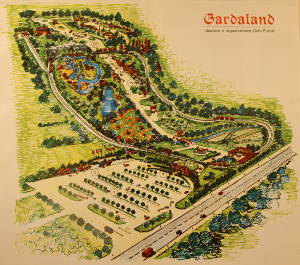a volo d uccello Gardaland