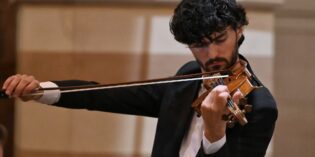 Pietro Milzani, violinista.